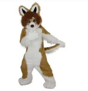 Halloween Adult size Best Priceox Dog Wolf Fur Mascot Costumes Child Full Furry Suit Furries Anime Digitigrade Costume Bent Legs Angel Dragon mascot