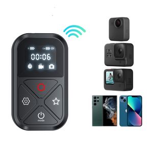 Other Camera Products TELESIN 80M Bluetooth Remote Control For  Hero 11 10 9 8 Max With Wrist Strap Smart Phone Action Accessories 230823