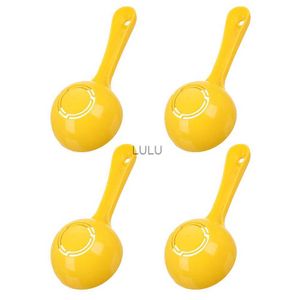 4 PCS CAKE MOLD HALV RUNT RICE SPOON Kök Gadget Hem Hotell Måltid Tabell Hollow Spoons Sushi Serverar Plastic Dish Non-Stick HKD230810