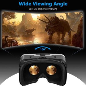 3D VR -glasögon för filmer Videospel Virtual Reality Glasses VR Goggles Compatible med iOS/Android VR -headset med kontroll HKD230812