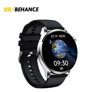 GT5 Smart Watch NFC Ответ Call Fitness Tracker Беспроводная зарядка 1,28 дюйма круглое DIY DIY DIY для телефона iOS Android Smart Wwatch