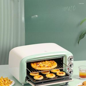 Electric Ovens Small Oven Baking At Home Automatic Multi-Function Retro Mini Pizza Outdoor Kitchen Accessories