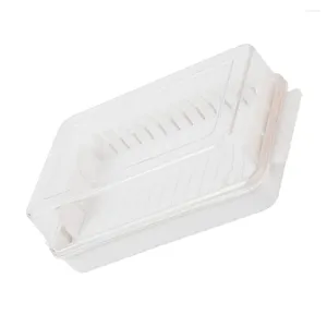 ディナーウェアセットバターカッティングボックス新鮮なキーピングケース家庭用貯蔵食器ホルダープラスチック容器PPチーズスライスケースディッシュ