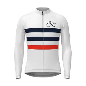 Camisas de ciclismo Tops Listras Homens Jerseys Verão Manga Longa Mountain Road Bike QuickDry Roupas 230824