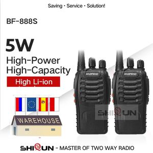 Walkie Talkie 1pc veya 2pcs Baofeneng BF 888S 888S UHF 5W 400 470MHz BF888S BF 888S H777 USB Charger H 777 230823