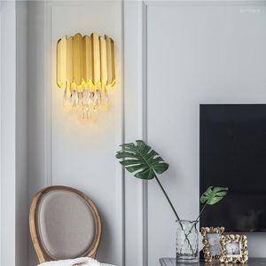 Wall Lamps Modern LED Home Decor Lighting Background Lights Hallway El Light Fixtures Bedroom Sconce Bedside