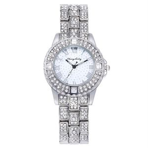 Männer und Frauen sehen Quarzbewegungen aus Casual Dress Clock alle Diamond Watch Battery Analog Armbanduhr Spritzer wasserdichte SH235o