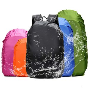 Sırt çantası paketleri sırt çantası yağmur kapağı 20L 35L 40L 50L 60L Su geçirmez Bagcover Taktik Açık Kamp Yürüyüş Tırmanış Tozu Sırt Çantası Raincover 230824