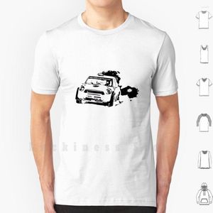 メンズTシャツミニWRCシャツ6xlコットンクールティーラリーラリーラリーグッドウッドダートクリスカントリーマンクーパーワークス