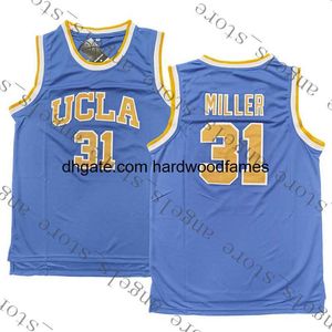 NCAA Campus Bear UCLA 31 Miller Basketball Jersey 3 Wade 30 Curry 2 Leonard 11 Irving 1 Lillard 25 Banks