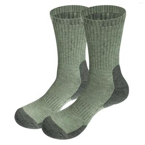 Sportsocken Herren Arbeitstraining Feuchtigkeits -Dochte gepolstertem Mid -Kalb -Crew für Männer 37 44 EU