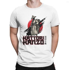 Men's T Shirts Hattori Hanzo Samurai Shirt For Men Women Casual Short Sleeve Crewneck T-Shirt Cotton Classic Clothes