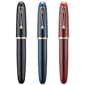 Fountain Pens 3 PCS Jinhao 9019 Fountain Pen #8 Fine Fine Medium Nib Big Size Resin Writing Pen Large Capability Converter 230823