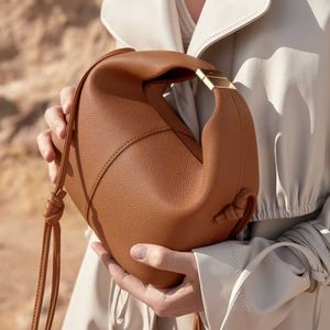 Polen Designer French Paris Women Saddle Armpit Bag Crossbody Shoulder Messenger Leather Bags Purses Ladies Clutch Handbags Bento Buns