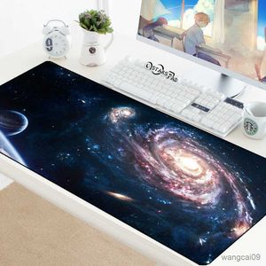 Mouse Pads Pulso Galaxy Laptop Mouse Pad 900x400mm Gaming Acessórios Gamer Tapete Grande Teclado de Computador Mesa de Escritório Tapete R230824