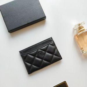 Designer Classic Women's Purse Card Bag Diamond Check Letter Universal New Small Clip Mini Multica European-American Style Lovers