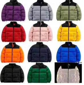 Mens aşağı ceket yastıklı pamuklu pamuklu pamuklu kuzey kadın sokak kıyafeti klasik ceket baskısı işlemeli mektuplar patchwork yüz ceketleri çift sweatshirts kalça ceket