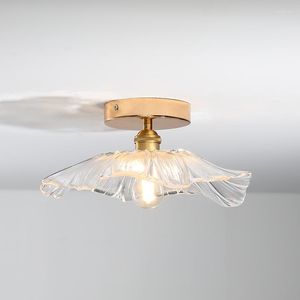 Luci a soffitto lampada leggera corrida giapponese vetro giapponese semplice ingresso casa per casa foyer corridoio camera da letto camera da letto