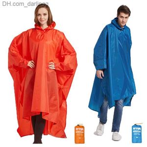 3 in 1 impermeabile esterno portatile impermeabile militare uomo impermeabile donna tenda da pioggia moto pioggia poncho tappetino da picnic Q230824