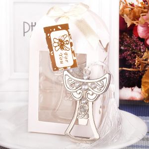 Silver Metal Angel Beer Bottle Opener Wedding Favors Gifts For Guests Wedding Souvenirs Event Party SuppliesZZ