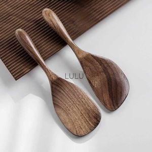 Rice Spoon Wooden Kitchen Spoon Rice Scoop Ladle Spatula Non-stick Walnut Rice Serving Cooking Spoon Wooden Kitchen Utensils HKD230810