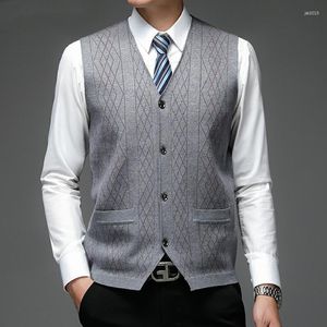 Coletes masculinos Nível 4 Super anti-pilão Pleuche Auto Auto Vasa de Moda de Moda de pescoço Cardigan Casual Casual Sweater Manumination