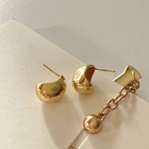 Cucciolo auricolare 18k oro 925 Orecchini sterling in argento per donne Trend gioielli per le orecchie di tendenza coreana Scarichi semplici Design 230823