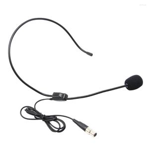 Microfones Professional Plug Head Wear mini headset Microphone Reduc