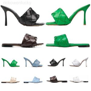 Botteg venetas designer di alta qualità sexy scivoli piatti lido sandali da donna pantofole per muli quadrati scarpe da donna ledies weddie tacchi alti scarpe vestito di alta qualità e