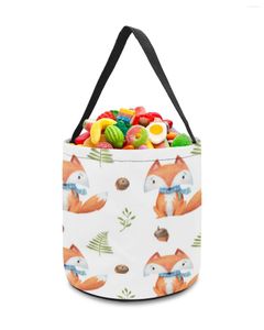 Stume da stoccaggio Little Pinecone Cartoon Basket Candy Candy Borse Portable Home Hamper for Kids Toys Party Decoration Forniture