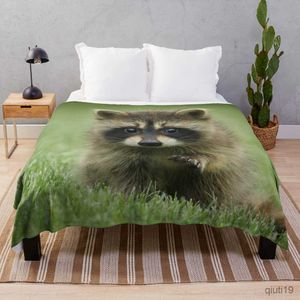 Cobertores Flanela Throw Blanket King Size Bobetão de animais selvagens fofos para cama sofá super suave leve R230824