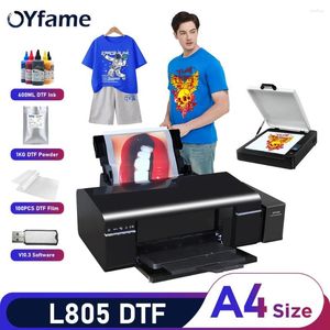 OYFAME A4 A3DTF Maszyna do drukarki L805 DTF Bezpośrednie przeniesienie Ubrania Filmowe Drukowanie t-shirtów Tekstylia
