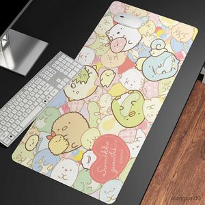 Muskuddar handledsrosa Sumikko Gurashi Mouse Pad Gabinete Gamer Table Gaming Accessories Keyboard Desk Mat Mousepad R230824