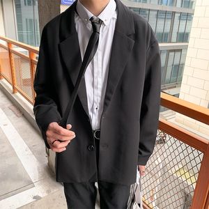 Herrenanzüge Blazer Männer Blazer Büroanzug japanischer Streetwear Night Club Tops Übergroße Fashion Casual Clothing 230823