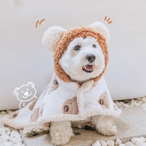 Dog Apparel Cloaks Nightgowns Warm Things For Sleeping Pet Autumn And Winter Blankets Cat Shawls Cape