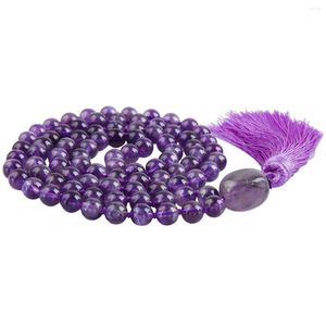 Strand SUNYIK Natural Crystal Stone Multilayer Wrap Bracelet Beaded Tibetan Buddhist Prayer Square Beads Tassels Charms Jewelry