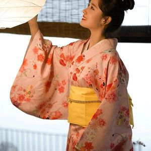 Ethnic Clothing Female Yukata Women Haori Japan Geisha Costume Obi National Dress Japanese Kimono Traditional Cosplay TA473