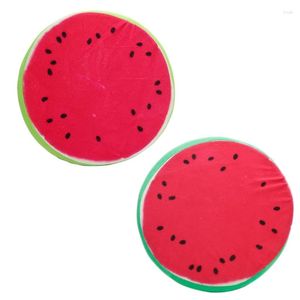 Travesseiro 3d frutas kiwi cadeira de escritório de costas S Sofá Pad Pad Material de esponja de pelúcia curta