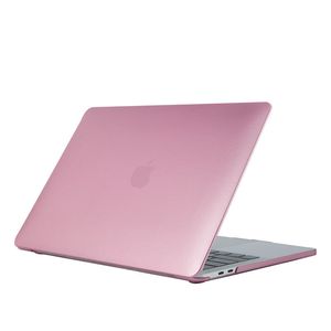 Matte Metal Color Laptop hårt fodral för MacBook Air 13 12 11 Ny MacBook Pro 13 15 med Retina Display Touch Bar Cover