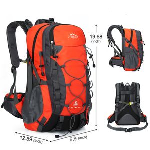 バックパッキングパックハイキングストレージバックパック頑丈な40リッターバッグ旅行ハイキングとキャンプ230824に非常に適しています