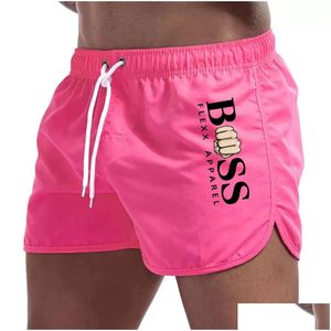 Herren-Shorts 2023 Herren- und Frauendesigner Sommermodische Straßenkleidung Schnell trocknend Badeanzug gedrucktes Brett Strandhosen Schwimmen DRO DHFXU