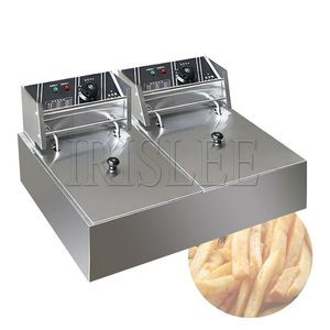 Frita Deep Friterial Aço inoxidável Frita Frita French Chips Asas de frango Ajas de lanche rápido Alimentos