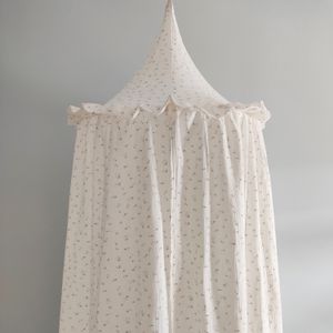 Crib Netting OEKO-Tex Certificated 100% Premium Muslin Cotton Bed Baldachin Hanging Canopy for Baby Kids Room 230823