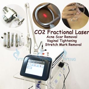 Fration Co2 a laser portátil Máquina a laser com cicatriz e remoção de estrias Remoção de pele Remoção de toupeira vaginal
