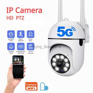 5G PTZ IPカメラ1080p HD WiFi監視カメラ2MPフルカラーナイトビジョンセキュリティカメラ4XデジタルズームワイヤレスカメラHKD230812