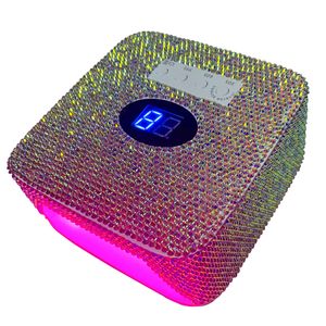 Nageltorkar inbyggda batteriladdningsbara nagel UV-lampa med S 54W LED-display 9600mAh trådlös nagelork med 3 timerinställning 230824