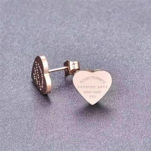 10mm London Harly Heart Stud Earrings for Women, Tiny Heart-Shaped Letter Design, Taylor Swift Style Jewelry in Silver