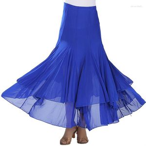 Stage Wear Modern Dance Skirt Latin Practice Performance Dress Half National Standard Ballroom Outfit