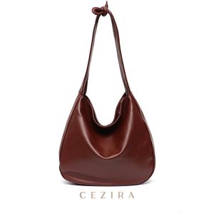 Вечерние сумки Cezira Fashion Brand Style Women Pu Vegan Leather Plouds Casual Soft Hobo Bowknot Сумки ремней