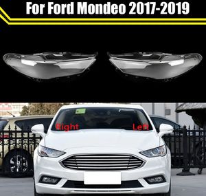 Ford Mondeo 2017-2019オートガラスレンズヘッドランプシェルカーフロントヘッドライトカバーライトキャップマスク透明ランプシェード